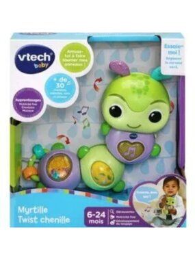 NIB VTech Twist & Explore Caterpillar - Musical Sensory Toy for  3M+ (French)